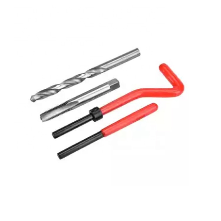 M6 Steel Wire Thread Insert Kit Carbon Steel Fasteners Zinc Plated Finish Repair Tool ISO Certified Metric Measurement System