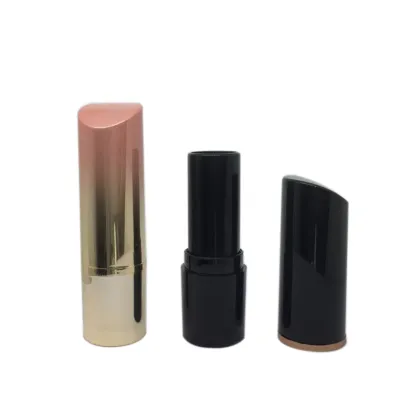 Gradient Gold Lipstick Tube Wholesale Cosmetic Packaging