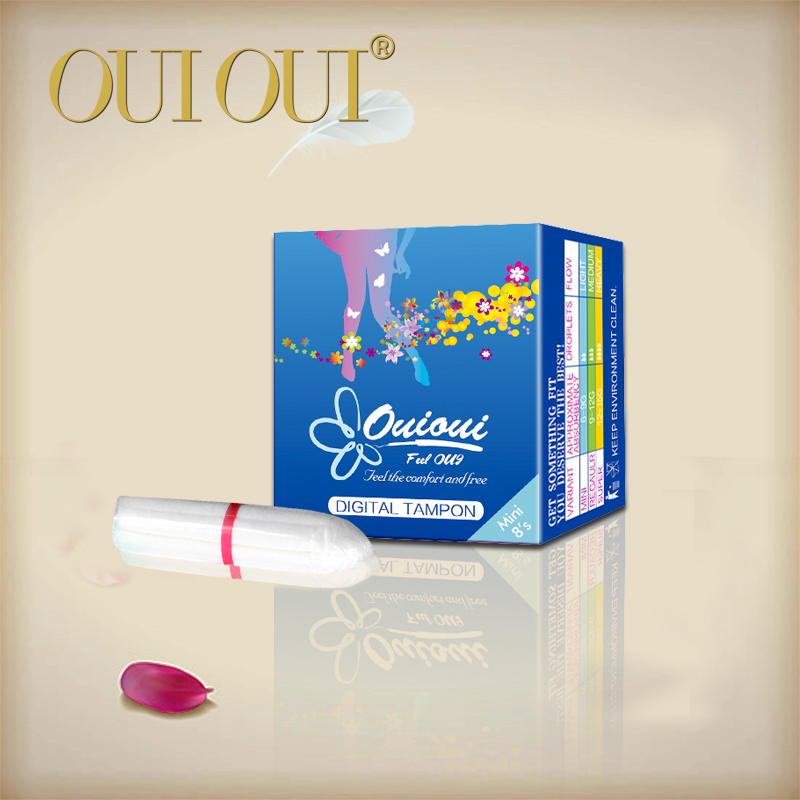 Feminine products digital tampon without applicator