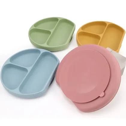 Eco-Friendly Baby Silicone Tableware Set