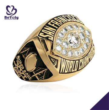 Popular shiny multi zircon gold filled ring