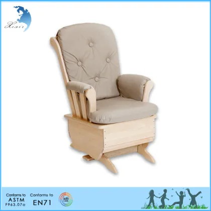 Custom EN71Wooden Bench Gliders Montessori Children Furniture