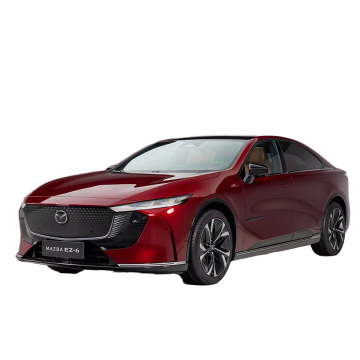 2024 Mazda EZ-6 130 E-Rev dengan gearbox otomatis, kursi kulit, FWD, dan sunroof panoramik