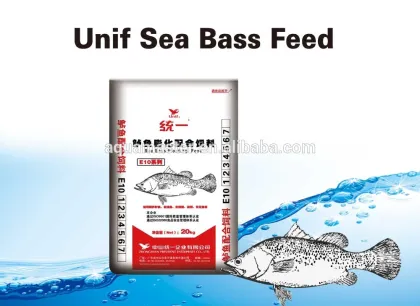 Unif Aquatic Fish Feed, Sea Bass Extruded Floating Feed, 20kg, #3(4.5mm)
