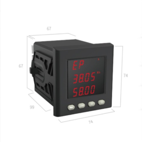 Medidor de energía del medidor de potencia de pantalla digital