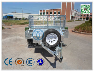 Hot DIP Galvanized 7*5ft Semi Trailer