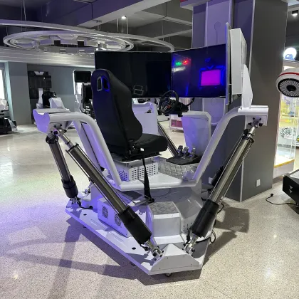 Virtual Reality 6Dof 3Screen Driving Car Racing Simulator