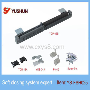 Sliding Door System With Soft Closing Full Set Hardware Ys-fsh025 