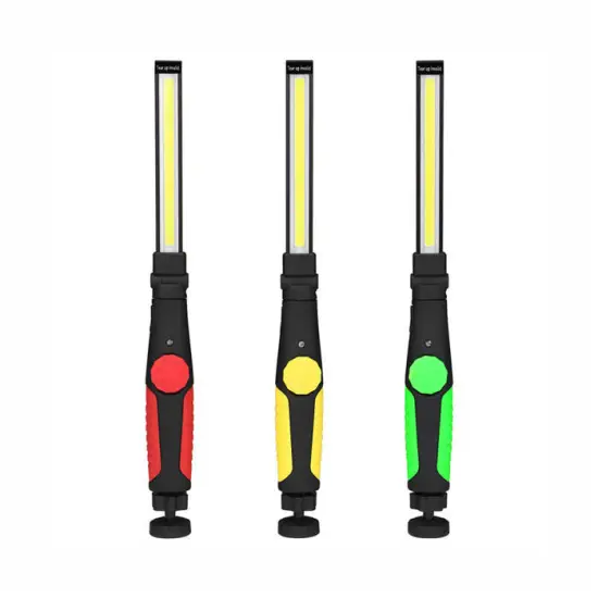 USB Rechargeable COB Work Light with Magnet and Folding Hook for Mechanics