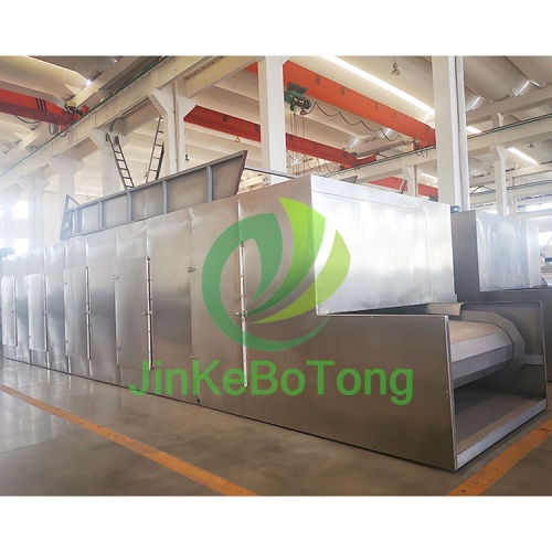 Secador de banda de malla duradera para manipulación de materiales a granel