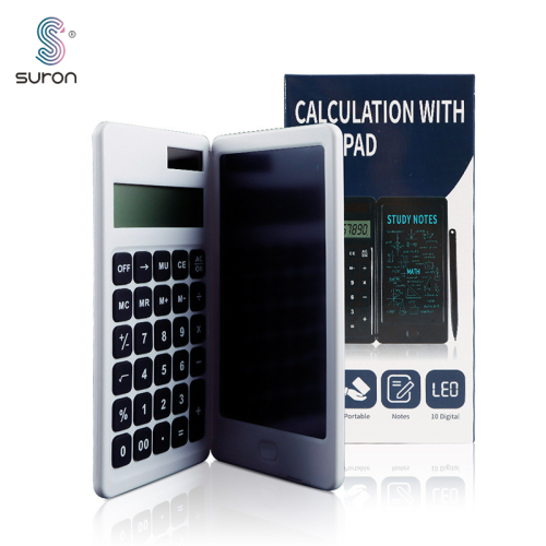 Calculatrice Suron avec une fonction standard de tablette d&#39;écriture LCD