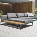 Teak Courtyard Garden ban công sofa ngoài trời kết hợp