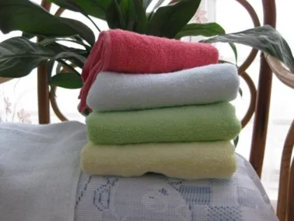bamboo adn cotton square