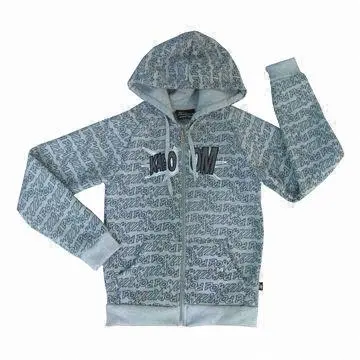 Boys' Winter Coat, 100% Cotton Fleece, OEM and ODM Services Provided