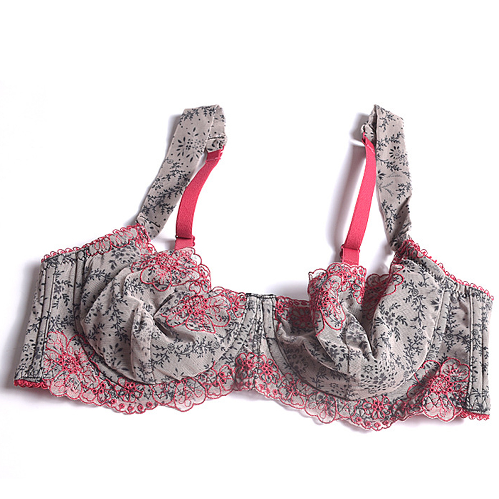 Embroidery Underwire Bra