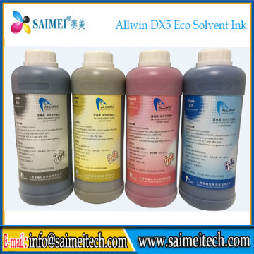 Best quality Allwin DX5 Eco Solvent ink for DX5/DX7 Printheads
