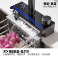 Samtou Smart Kitchen Faucet: A High-End Revolving Faucet with Digital Display and Electrogenerating Technology for a Waterfall R