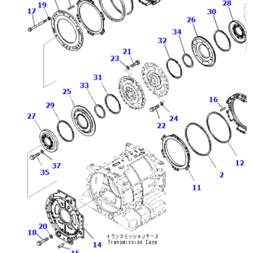 569-15-71030 Transmission Assembly FOR HD465