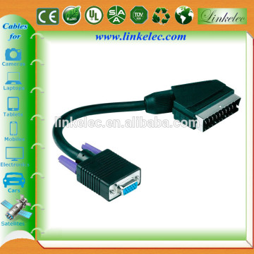 Alibaba China gold supplier custom scart to vga converter