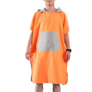 Praia Surf Swim Diving Poncho Toneladas Mudando de Capuz