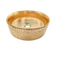 Venta caliente Gold Basin Redonde Art Basin