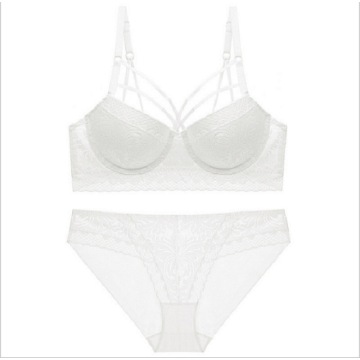 Bügel 32C gepolsterter Damen Push Up BH Set