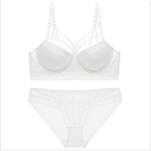 Bügel 32C gepolsterter Damen Push Up BH Set