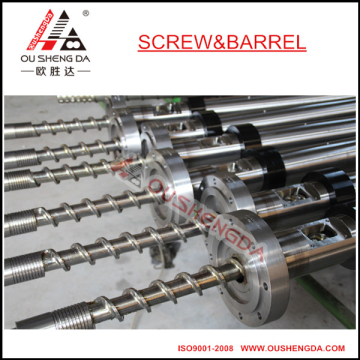 Bimetallic vented Single Screw Barrel สำหรับการรีไซเคิลเม็ดพีวีซี masterbach pelletizing