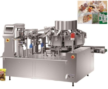 Automatische Doypack-verpakkingsmachine: stand-up Bagger &amp; Vacuum Packer