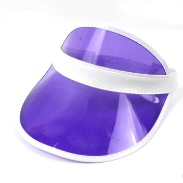 High Quality Wholesale Custom PVC Sport Outdoor Plastic Hat Sun Visor Caps