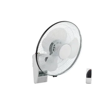 CHANGRONG 2-in-1 Rechargeable AC/DC Wall Fan with Solar Charging