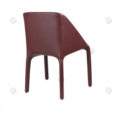 Wine color dining Manta chairs