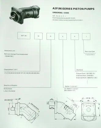 Rexroth A2F Hydraulic Pump motor