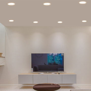 LED LED DEL LED empotrada de lavadora de pared ajustable: anti -Glare Trimes para proyectos hoteleros
