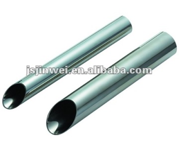 Flat oval pipe