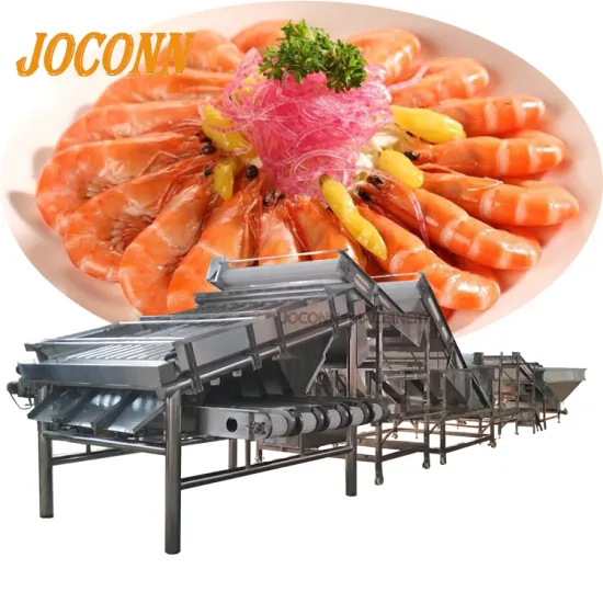 Stainless Steel 20cm Prawn Grading Sorting Machine