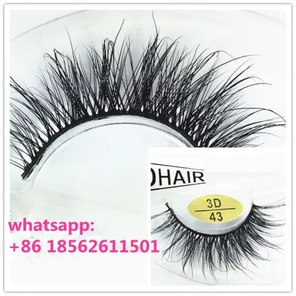 Free eyelashes samples mink 3d lashes natural eyelashes