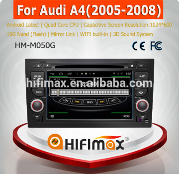 7'' Android OS GPS Navigation for Audi A4 S4 RS4 DVD Head unit - Quad-Core 16GB Capacitive Screen HD 1024*600 Wi-Fi DSP system