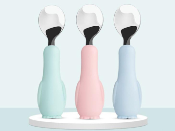 Kartun Creative Cute Penguin Children's Rice Spoon