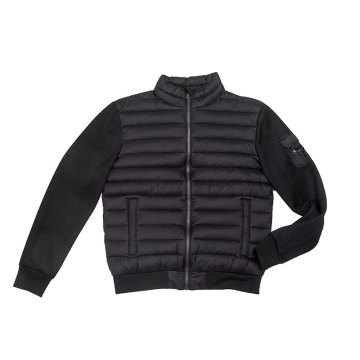 High density nylon shell fabric Men`s padding jacket