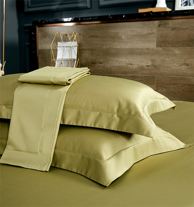 Yellow Luxury Egyptian Cotton Bedding Set for Hotels
