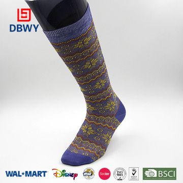 2015! Newest Fashion Knee High Contrast Color Wool Sock of China Manufacturer !