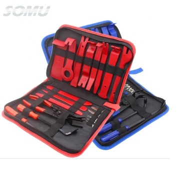 Portable 19Pcs Car Body Repair & Trim Removal Tool Kit
