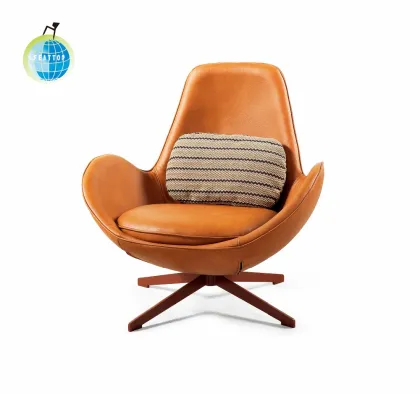 Fashionable Leather Leisure Waiting Room Furniture Chair