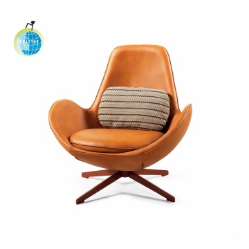 Lounge Leisure Chair Fashionable Leather Leisure Waiting Room Furniture Chair Factory
