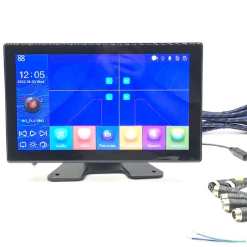 10.1 inch Touch Screen MDVR Monitor with BSD Function and Multiple Camera Support