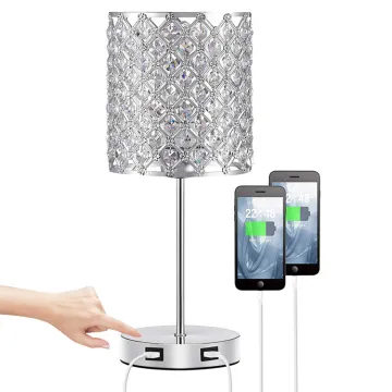High Quality Luxury Glass Table Lamp for Modern Hotel Bedroom and Home Decoration