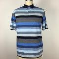 New Design European Style Striped Mens Polo