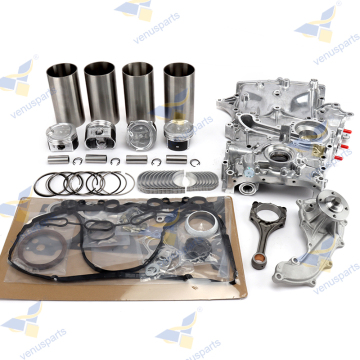 High Performance 1KR Engine Overhaul Rebuild Kit - Piston, Piston Rings, Gaskets, Liner Kit for Toyota Engines