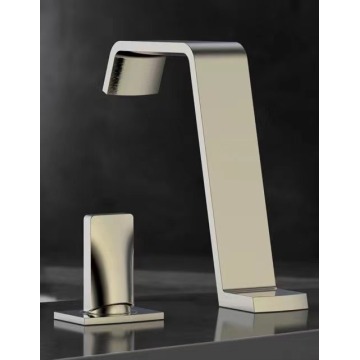 Black Sliver High Quality Bathroom Basin Tap One Handle Mixer Tap latest Design